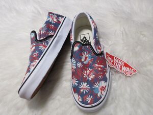 VANS Classic Slip-On Casual Sneakers Floral/Red Men's 3.5 Women's 5